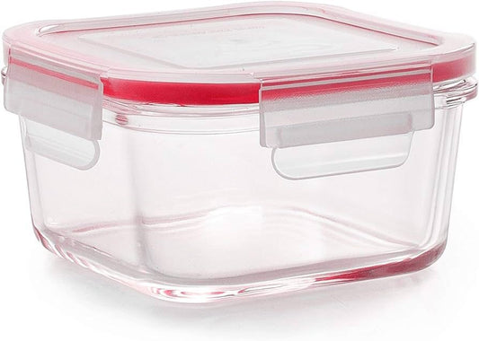 100ml glass tupperware / food storage with lid