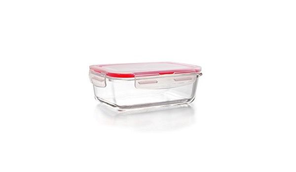 400ml glass tupperware / food storage with lid