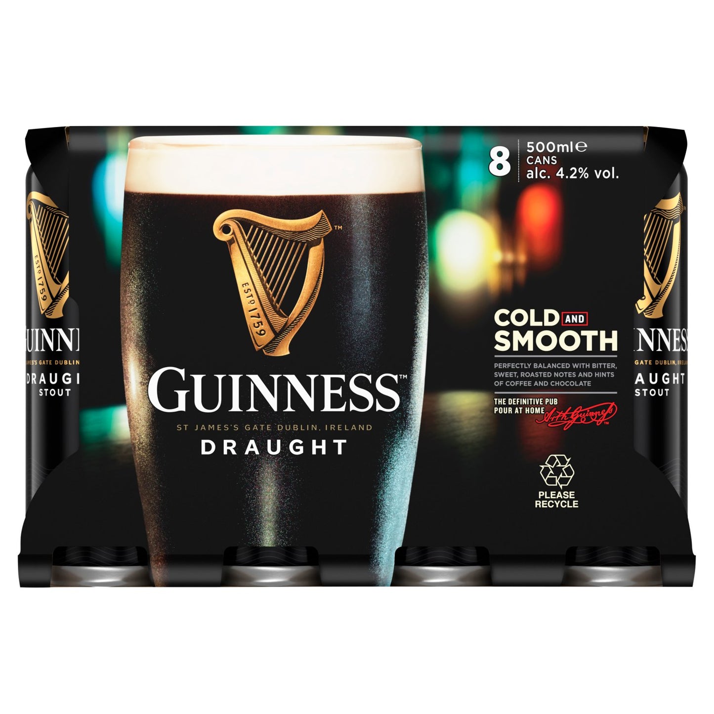 guinness cans 8pck  (440ml)