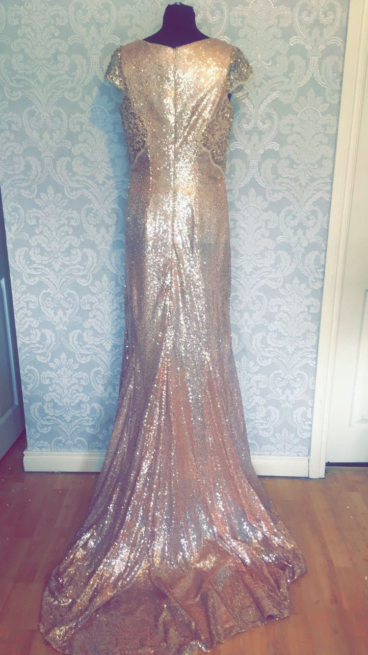 rose gold dress