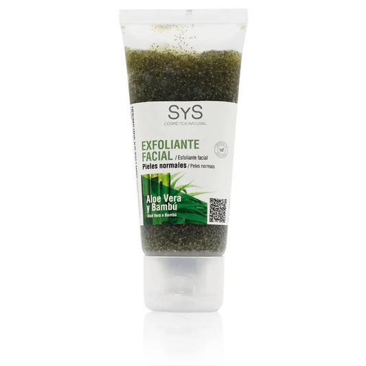 Aloe Vera and Bamboo Facial Scrub 100ml Sys