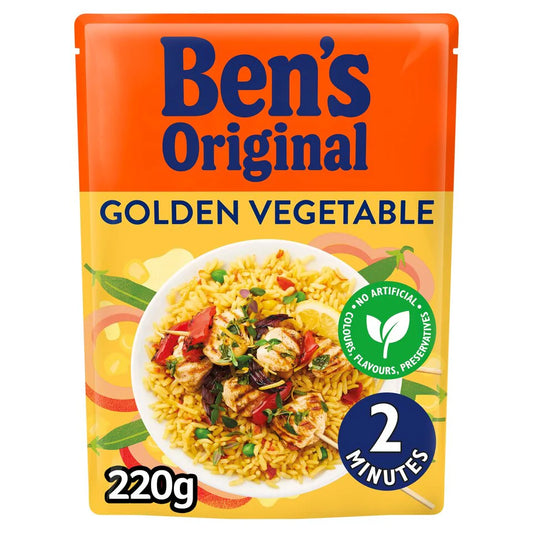 Ben's Original Golden Vegetable Microwave Rice 220G