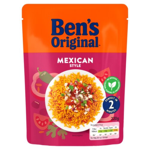 Bens Mexican Style Microwave Rice