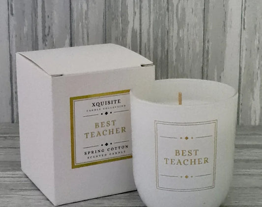 Best Teacher Gift Sentiment Candles Scented Candles Glass Holder