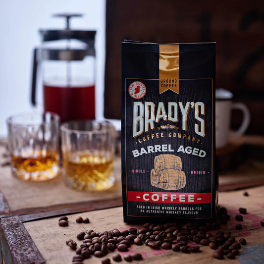 Brady's Barrel-Aged Irish Whisky Coffee Bolsa de café molido