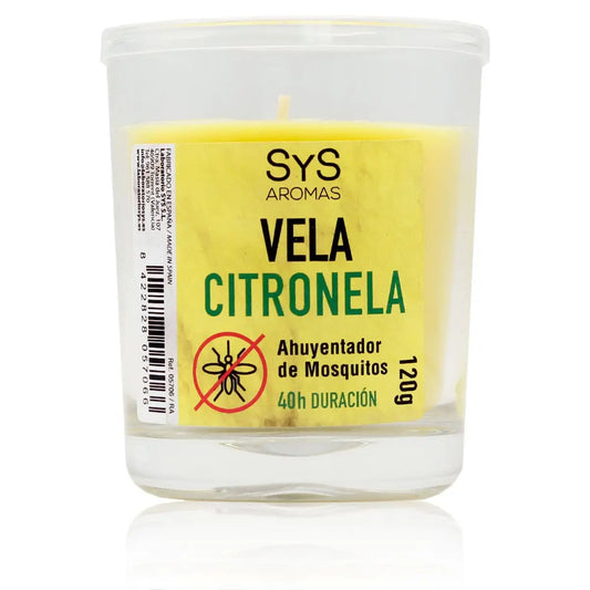 Citronella Candle 120g - 40 Hours - Sys Aromas