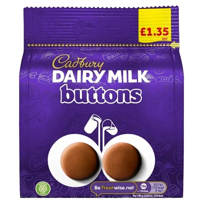 Dairy Milk Buttons 95g