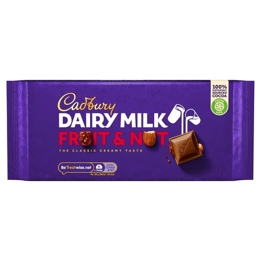 Dairy Milk Fruit and Nut Chocolate Bar 110g