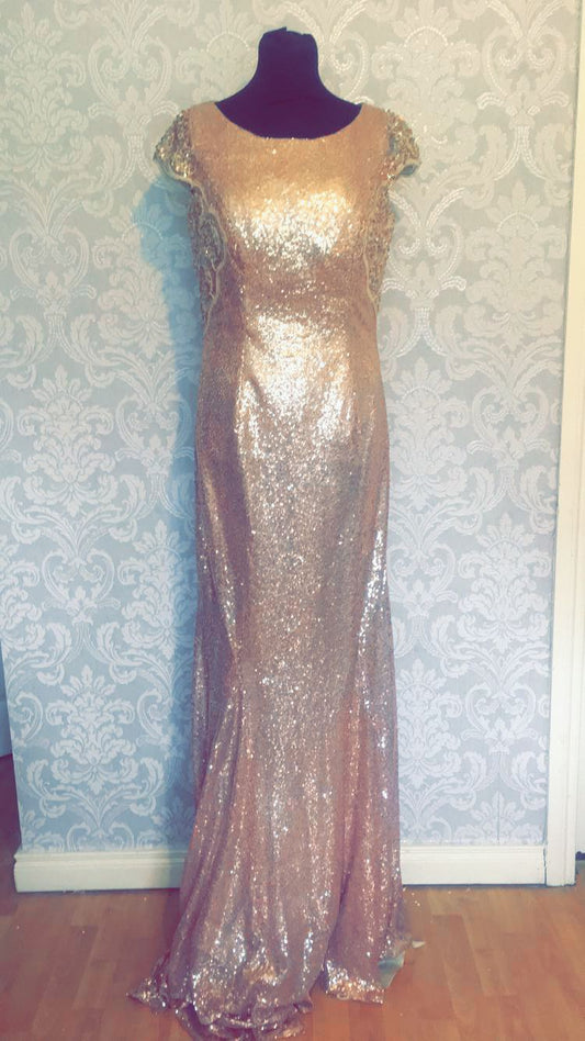 rose gold dress