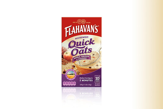 Flahavan’s Quick Oats Sachets – Apple, Raisin & Cinnamon 400g