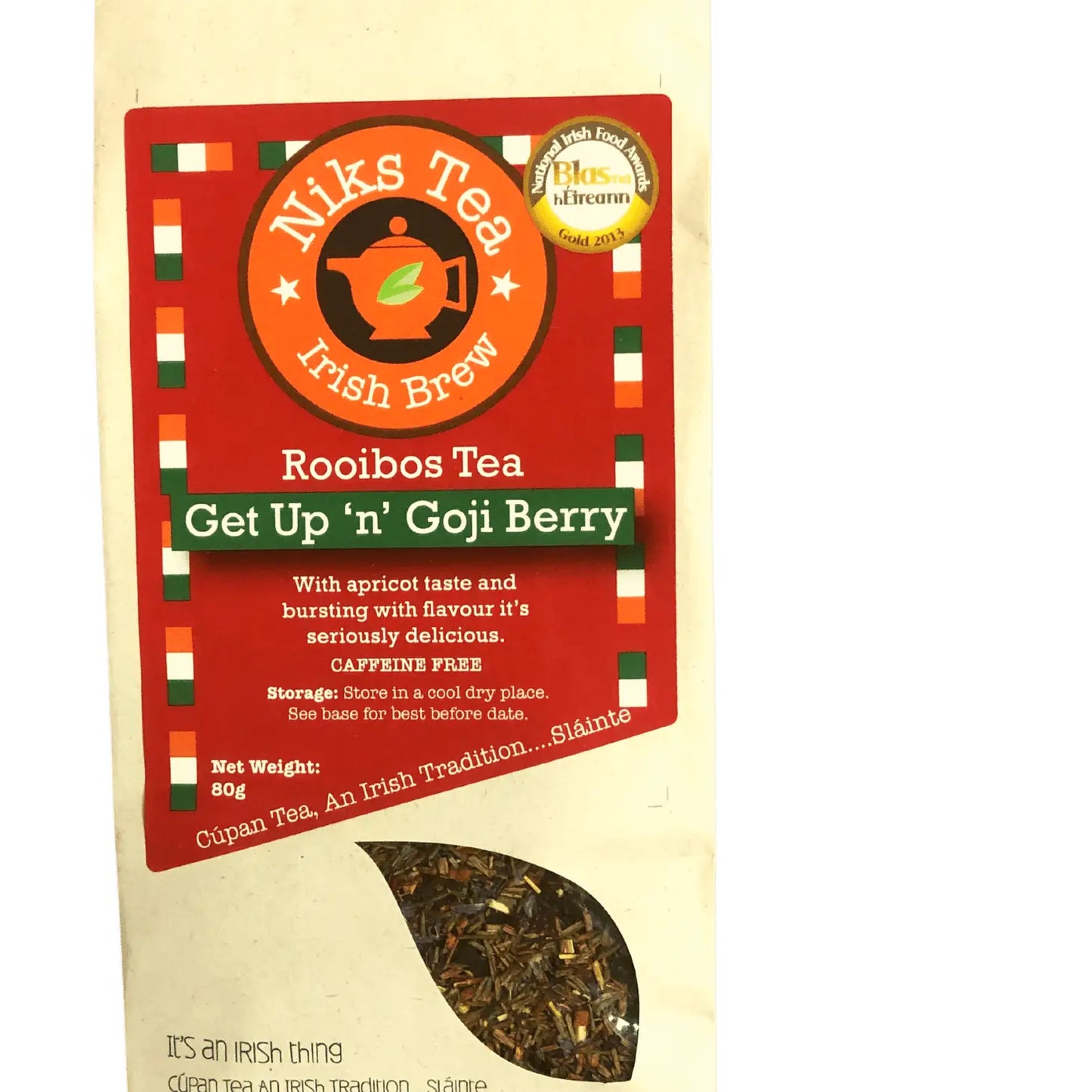 Té Get Up &amp; Goji Berry Rooibos Té Niks Tea