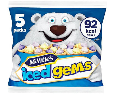 Mcvities Iced Gems 5pk