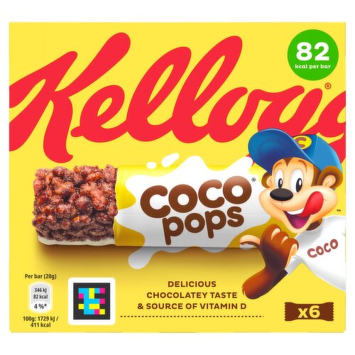 Kellogg's Coco Pops Bars 6 Pack (20 g)