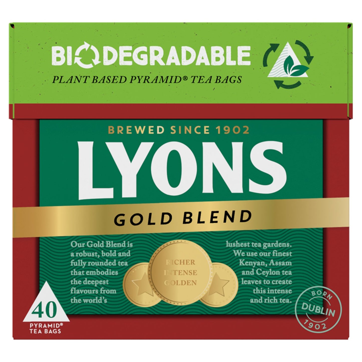 Lyons Gold Blend Tea 40 Pack (116 g)