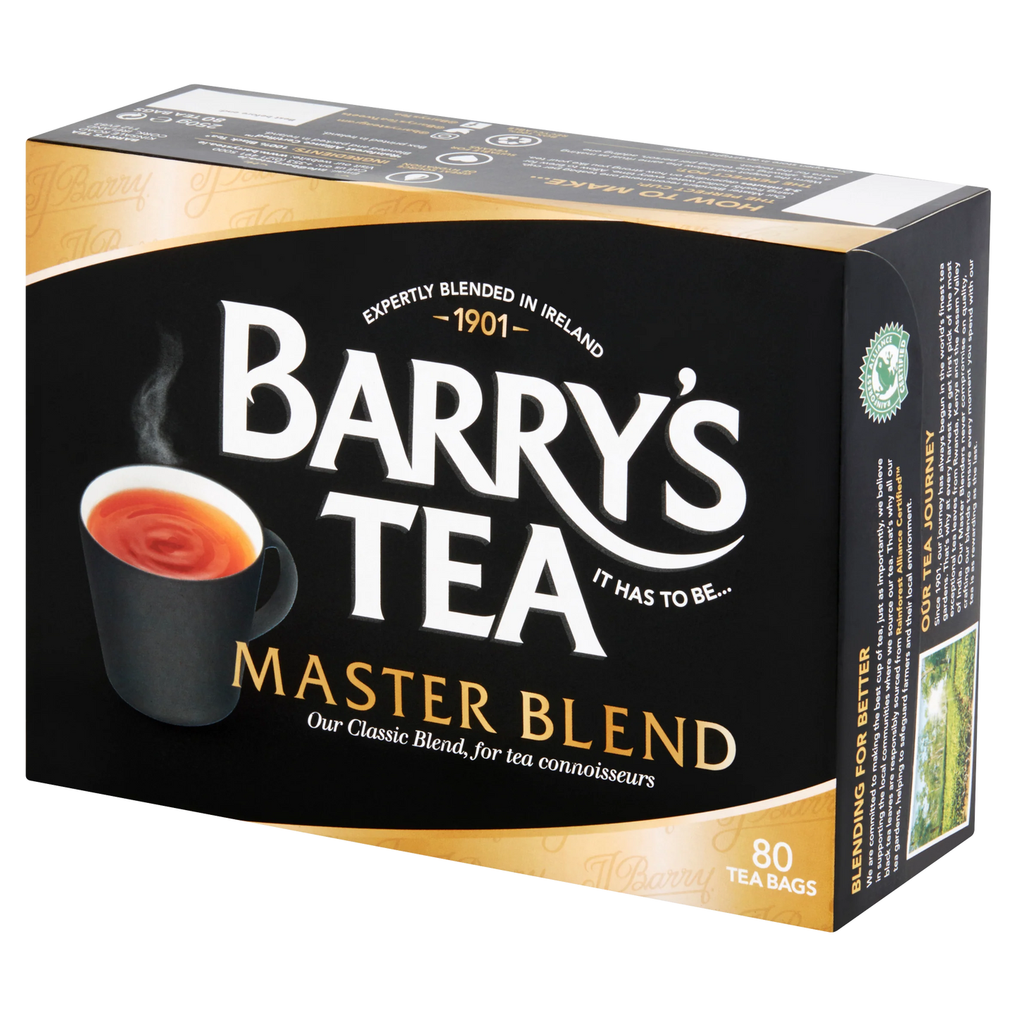 Paquete de 40 bolsitas de té originales de Barry's Tea 