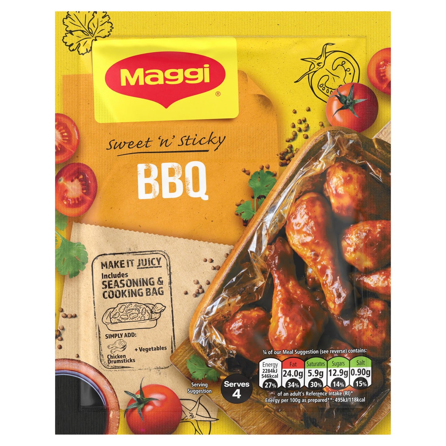 Maggi BBQ chicken