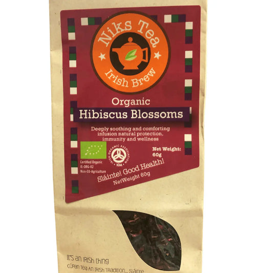 Organic Hibiscus (Good For The Heart) 15 Tea Bags Niks Tea