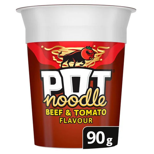 Pot Noodle Beef & Tomato Instant Noodles 90g