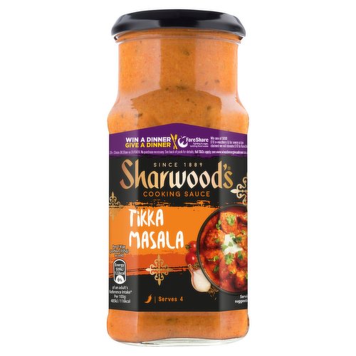 Sharwoods Tikka Masala Mild Medium Sauce 420G