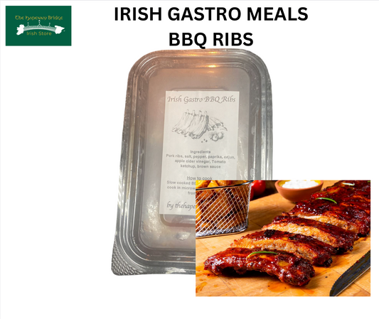 BBQ Ribs Irish gastro meals (select cold shipping at checkout)