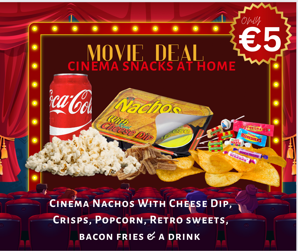 Movie Deal Cinema snacks at home