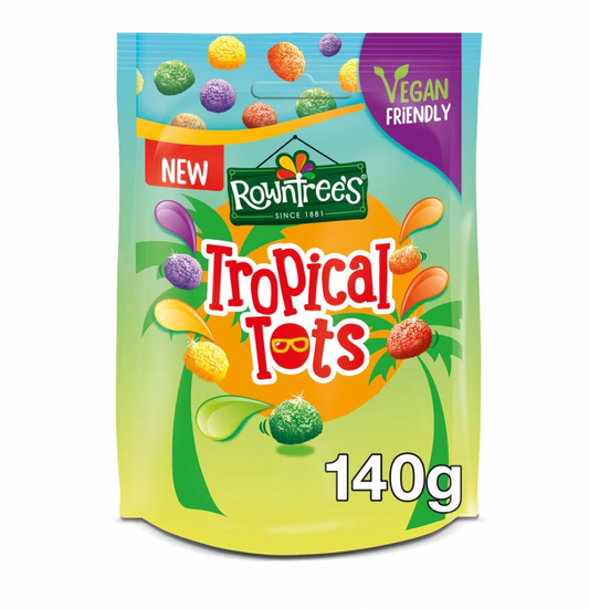 Rowntree's Tropical Tots Sweets Sharing Bag 140g