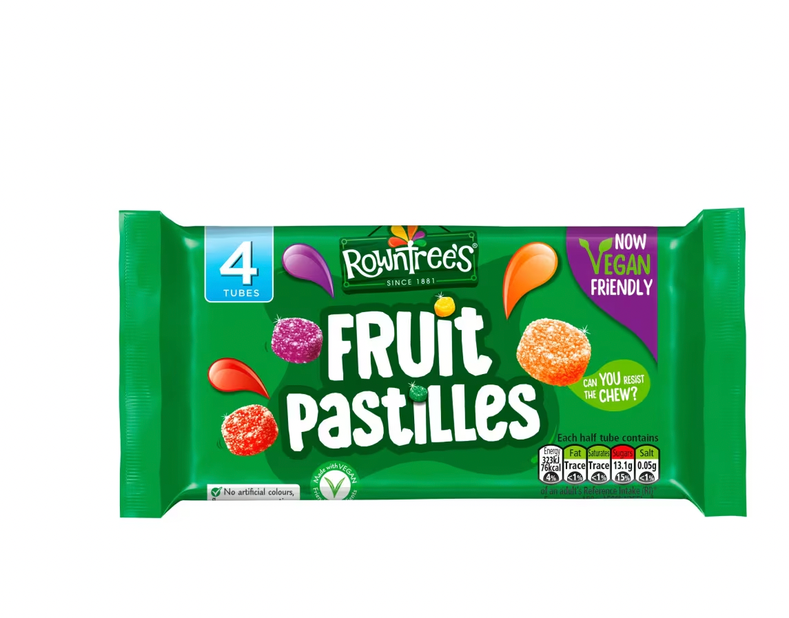 Rowntree's  Fruit Pastilles Multipack 42.8g 4 Pack