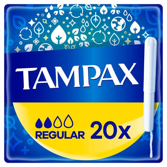 Tampax Regular Tampons With Applicator 20 Pack