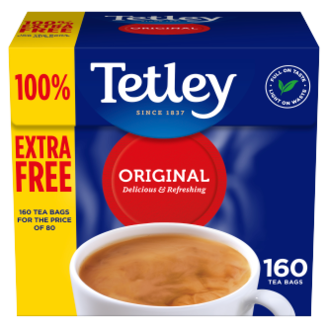 tetley tea 160 cup