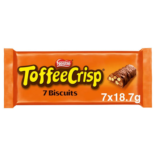 Nestlé Toffee Crisp Barritas Paquete de 4 (38 g) 