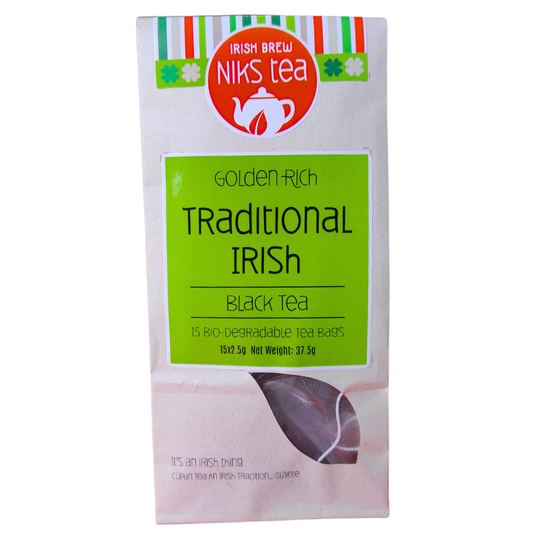 Traditional Irish Black Tea bags -  Niks Tea