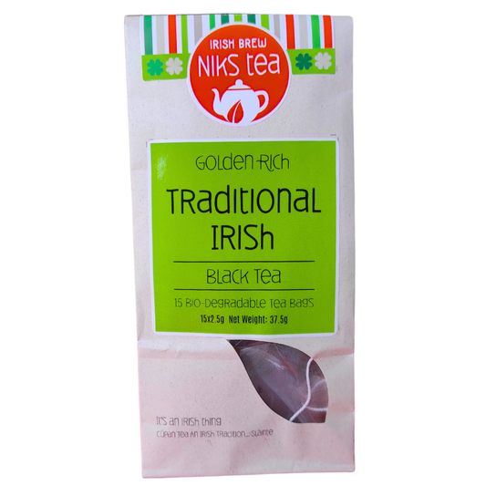 Bolsitas de té negro irlandés tradicional - Niks Tea