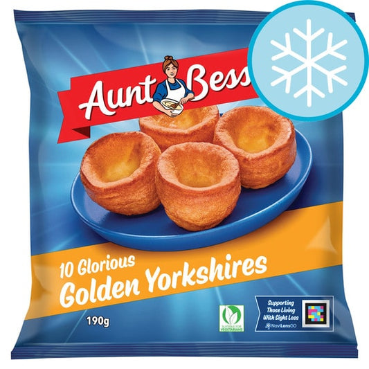 Aunt Bessie's 10 Glorious Golden Yorkshires 190G  (click + collect or select cold shipping at checkout)