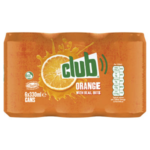 club orange 330ml 6pck