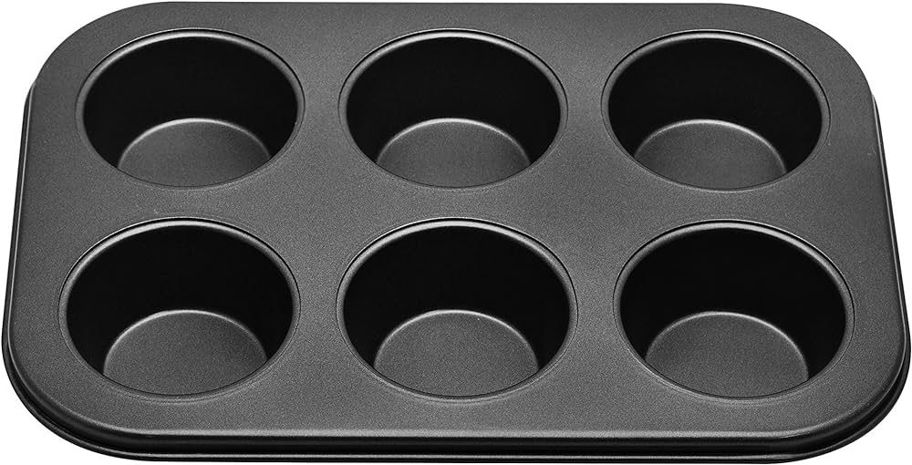 bakers select muffin x cupcake tray 6 cup