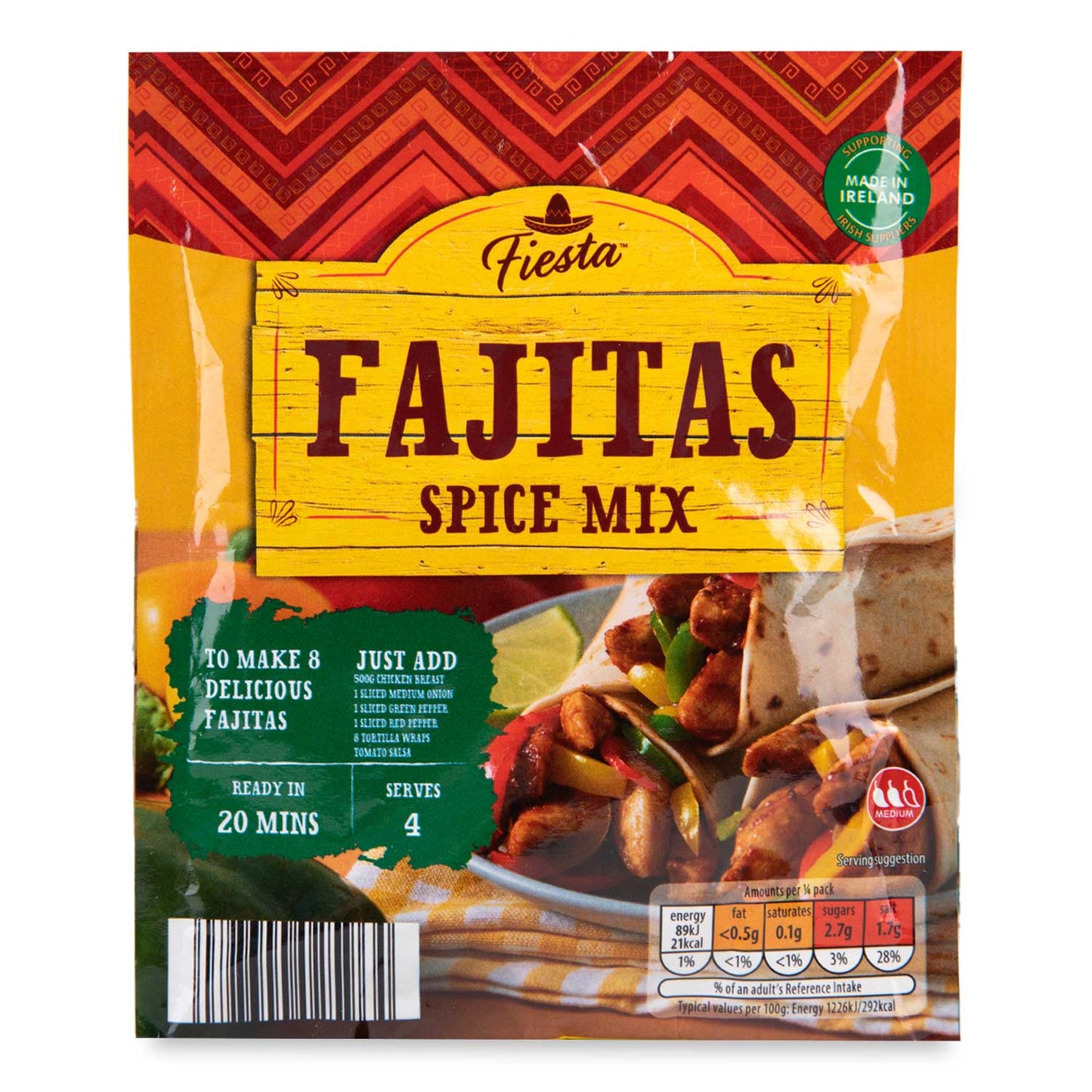 mezcla de especias para fajitas (29g)