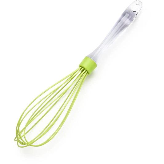 green silicone whisk