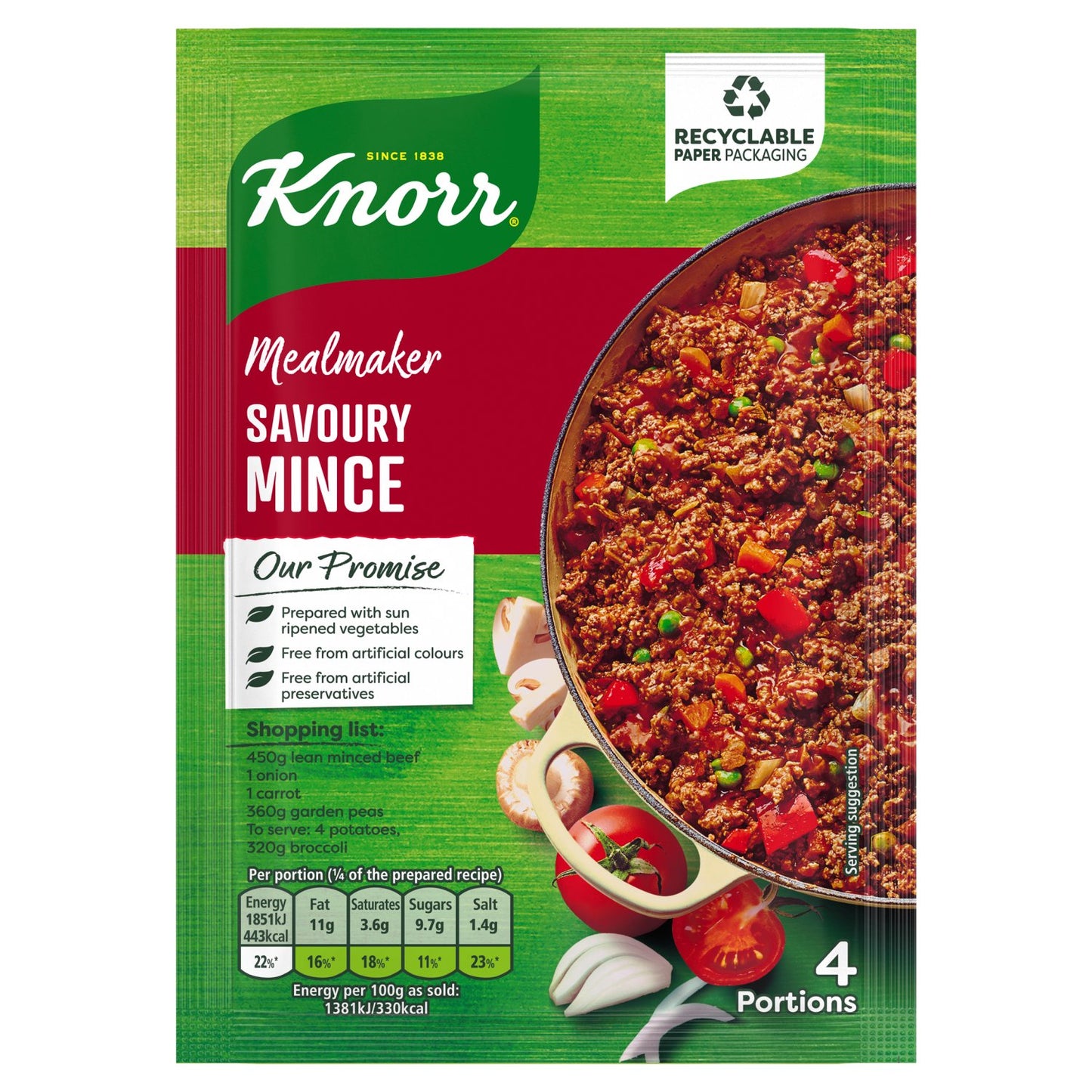 Knorr Mealmaker Mezcla de carne picada salada (46 g) 