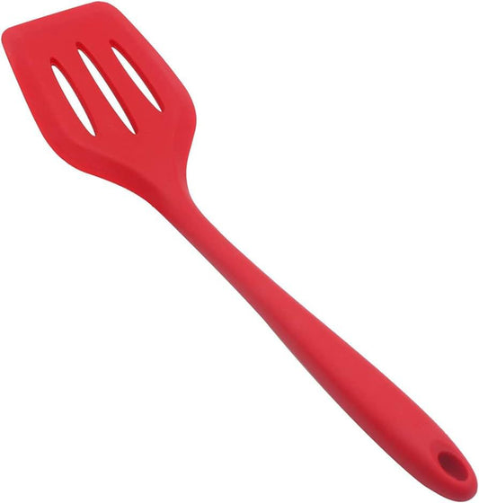 Red silicone non stick spatular