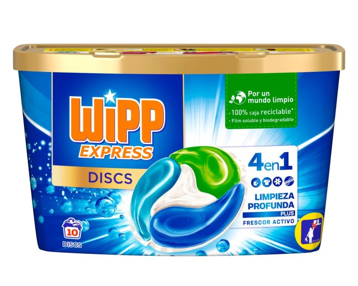 wipp express laundry detergent capsules 4n1 (10pods)