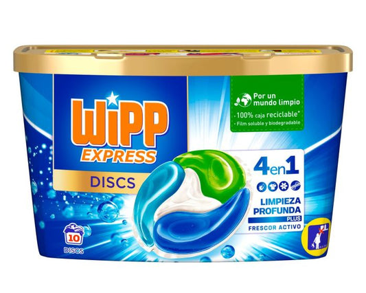 wipp express laundry detergent capsules 4n1 (10pods)