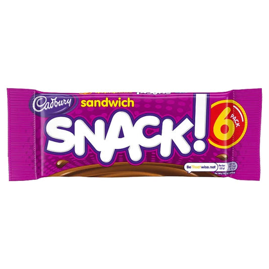 Cadbury Chocolate snack bars 6 Pack (265 g)