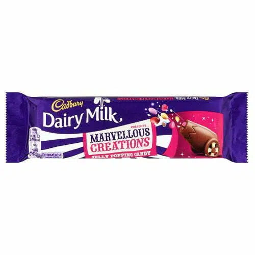 Cadbury Marvellous DairyMilk Jelly Popping Candy Milk Chocolate