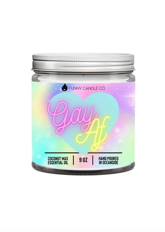 Gay Af Candle- LGBTQ gift
