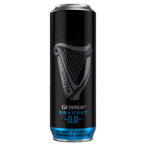 Guinness 0.0 Draught Stout Cans (500 ml)