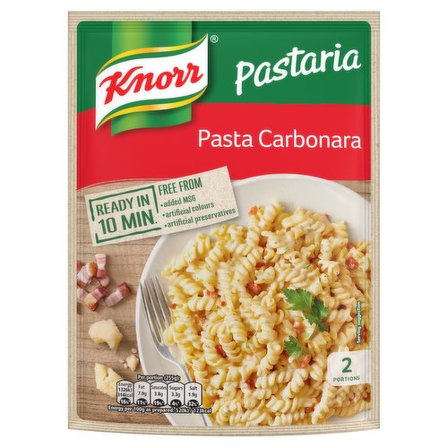 KNORR PASTARIA CARBONARA 155G