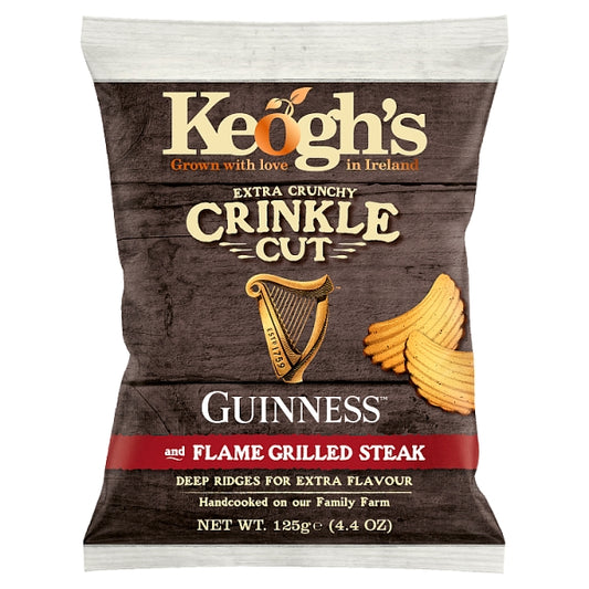 keoghs Guinness steak crisps  50g x5