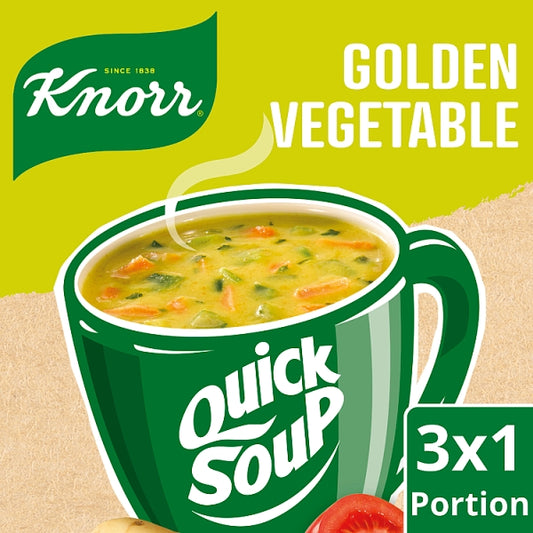 Knorr Quick Soup Golden Vegetales Pack 3 (48 g)