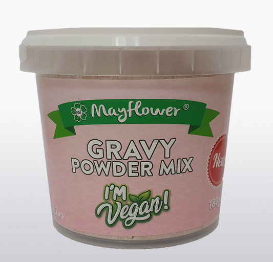 Mayflower vegan gravy powder Retail size  180g tub