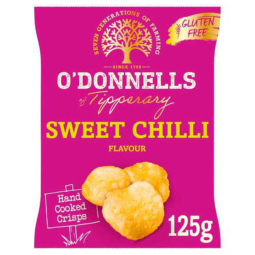 Patatas fritas con sabor a chile dulce O'Donnells, 24 x 50 g (ws) 